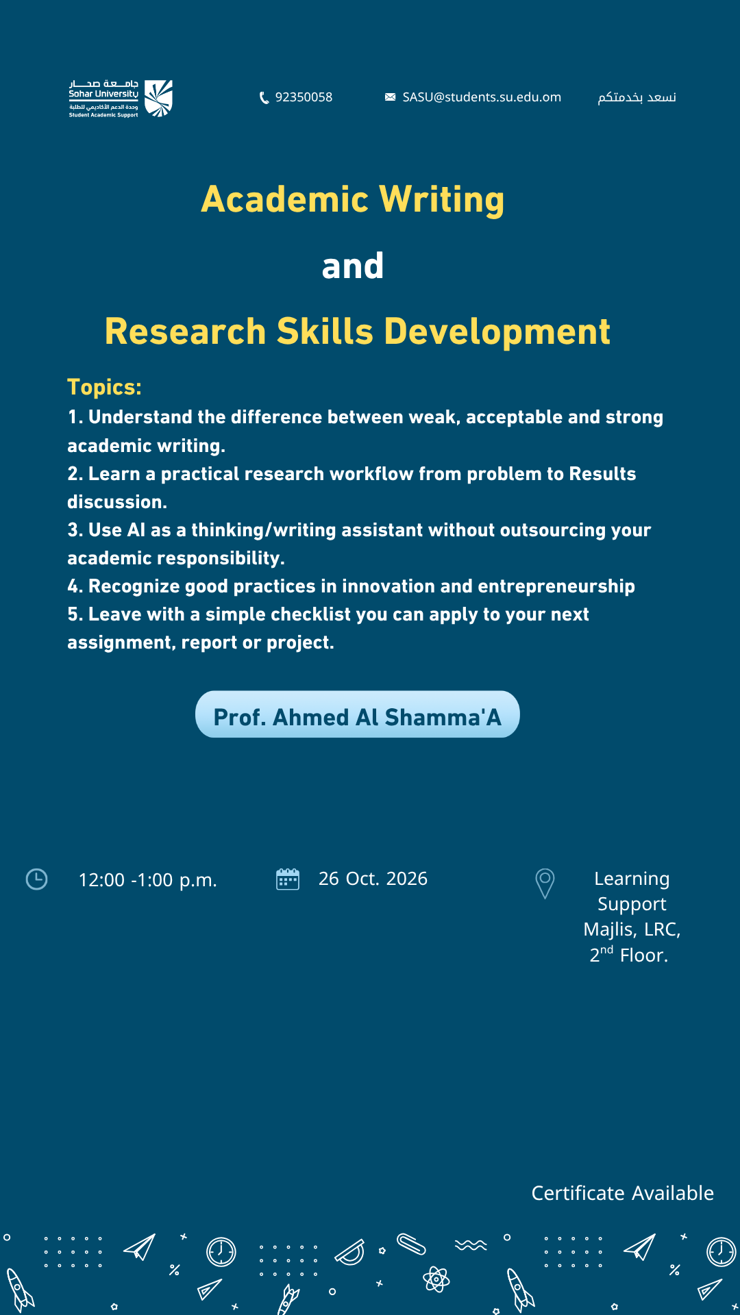 Academic Writing and Research Skills Development