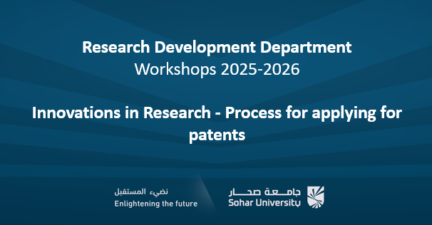 RDD Workshops 2526 - Innovations in Research – Process for applying for patents