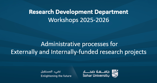 RDD Workshops 2526 - Administrative processes for Externally and Internally funded Research Projects